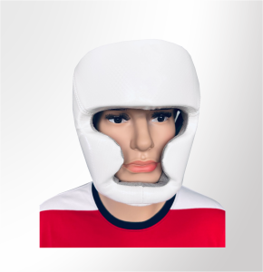 Шлем тренировочный с щечками чистый лоб